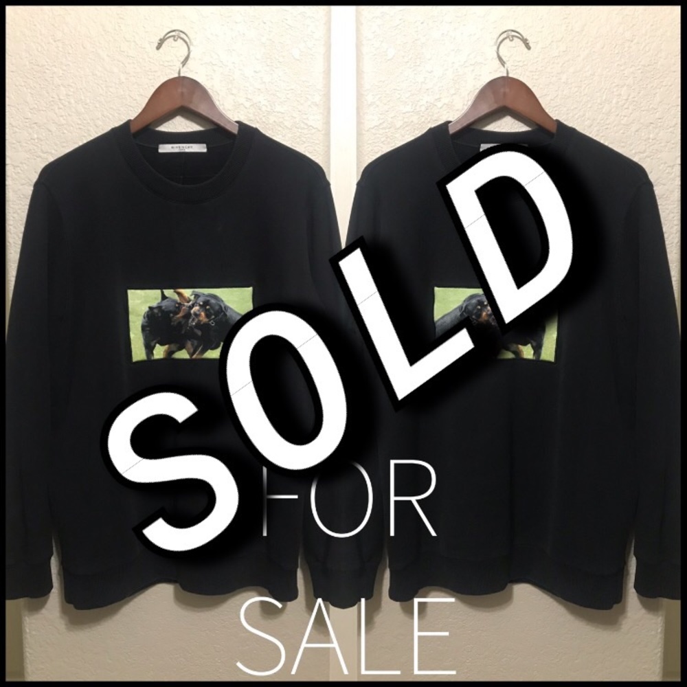 **SOLD Givenchy Rottweiler print sweater